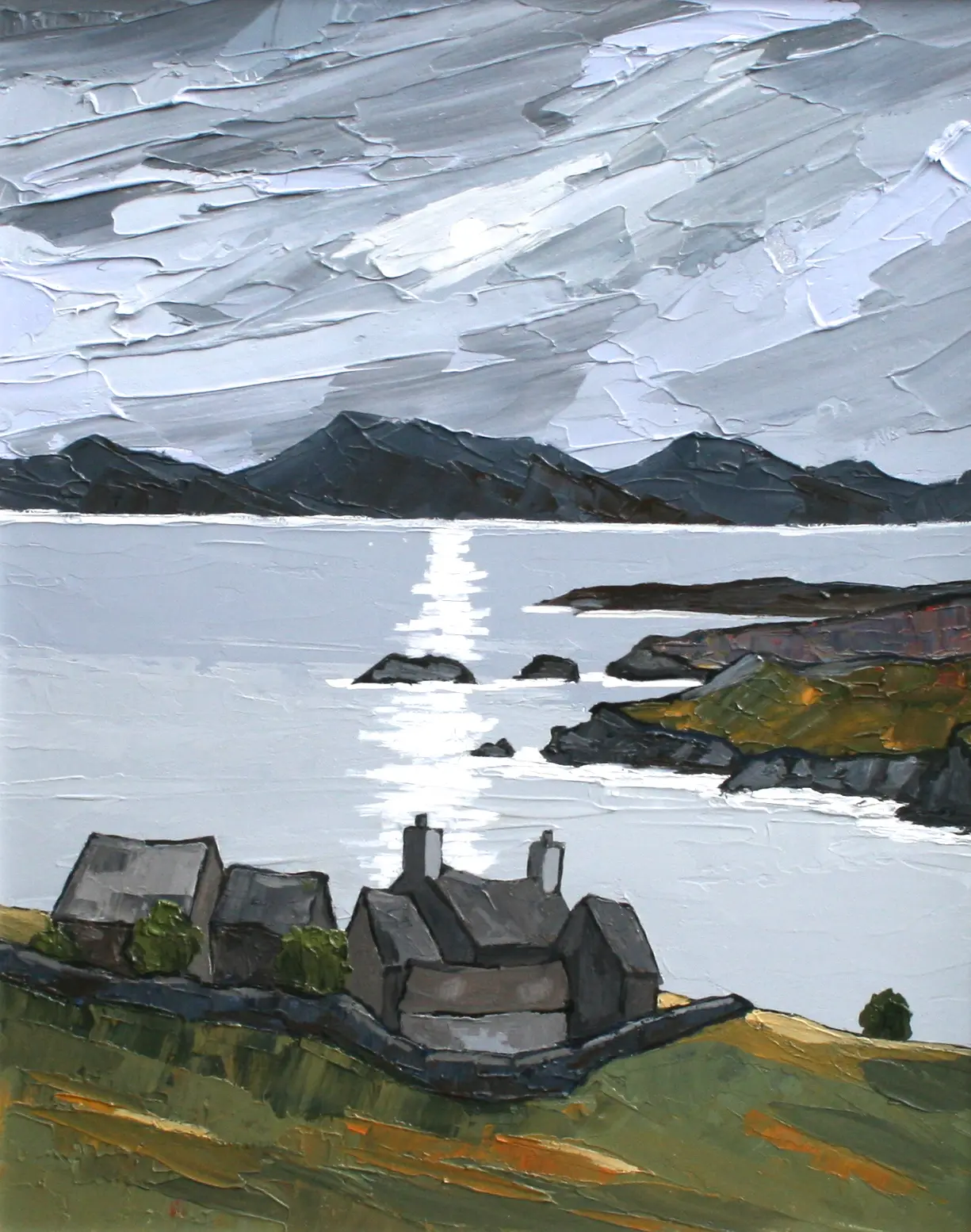David Barnes - moon over llyn